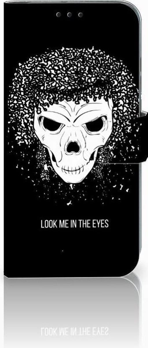 Telefoonhoesje met Naam Honor 10 Lite Skull Hair