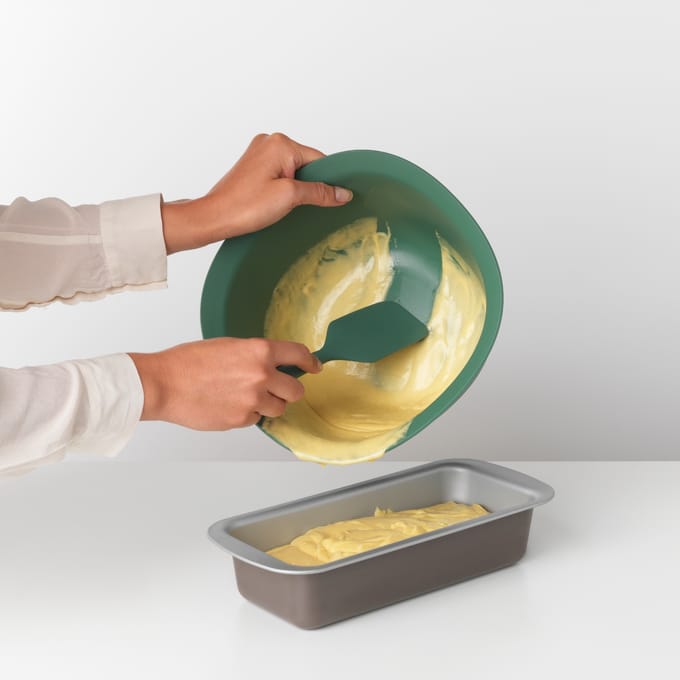 Brabantia Tasty+ Siliconen Spatel plus Schraper - Fir Green