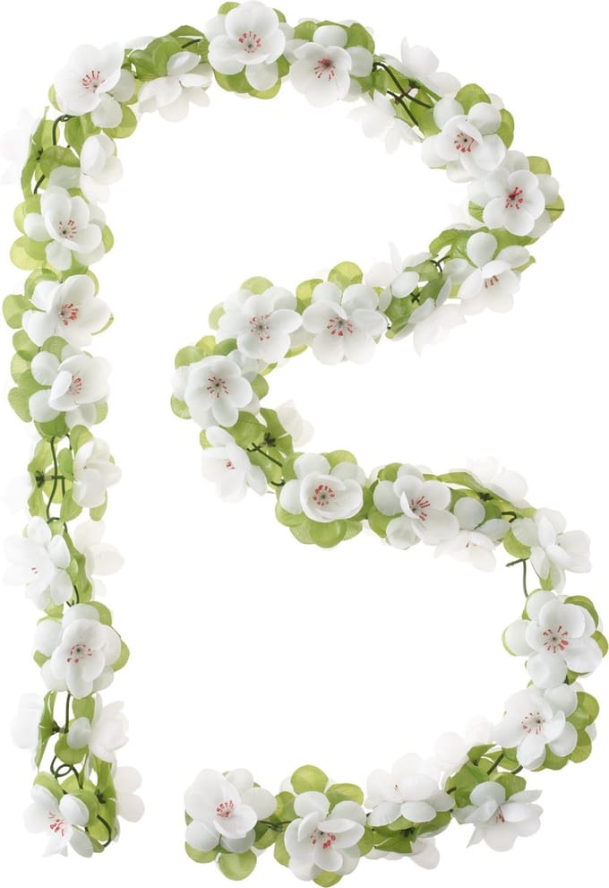 Basil Flower Garland Bloemenstreng - Wit