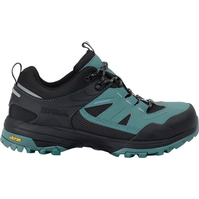 Regatta Dames/Dames Regen Laag Loopschoenen (Vuren Groen/Zwart)