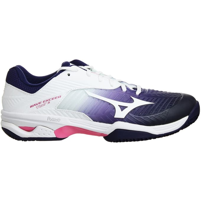 Mizuno Wave Exceed Tour 3 CC Dames Veelkleurig Padel Schoenen