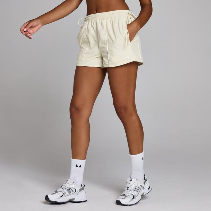 MP Dames Tempo Contrast Tie Geweven Short - Woestijnstof - M