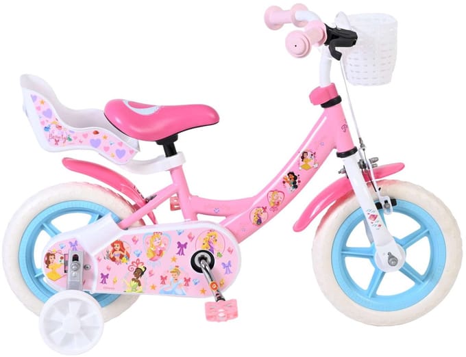 Disney Princess Kinderfiets - Meisjes - Mag Wheels - 12 inch - Roze
