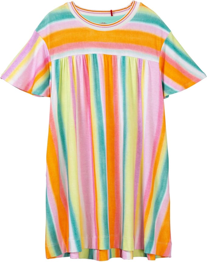 Oilily Djenda - Jurk - Meisjes - Wit - 98/3T