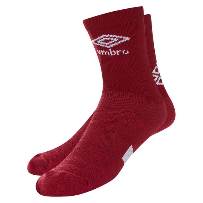 Umbro Heren Protex Gripped Enkelsokken (Nieuw Claret)