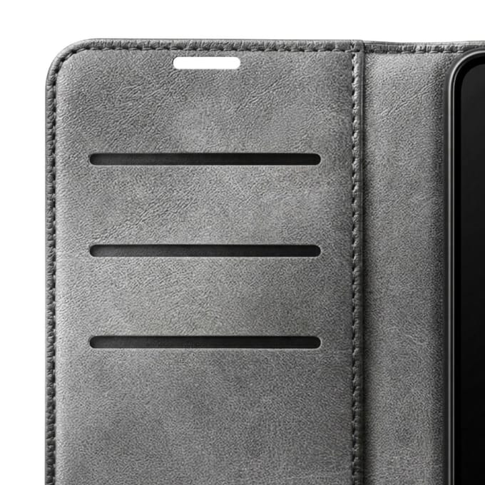 Zanae, Hoesje Geschikt Voor iPhone 17e Columbia met Standaard, Grijs