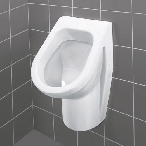 Villeroy & Boch Architectura suction urinal with target object, inlet concealed 55740501