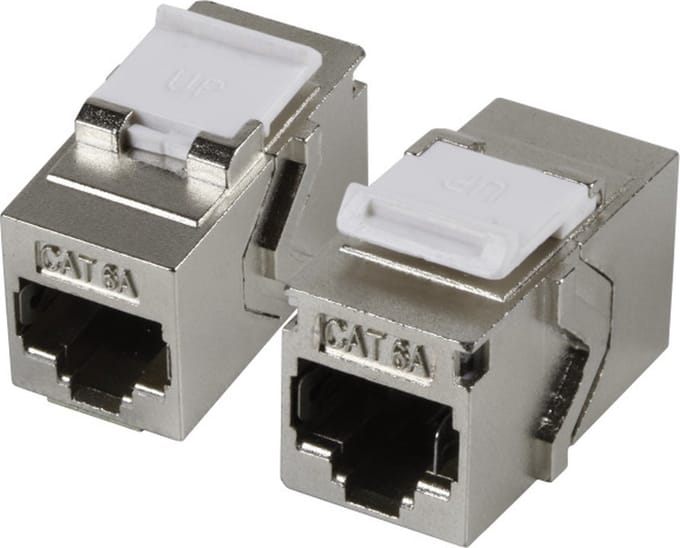Keystone Einbauadapter RJ45 STP Cat6A