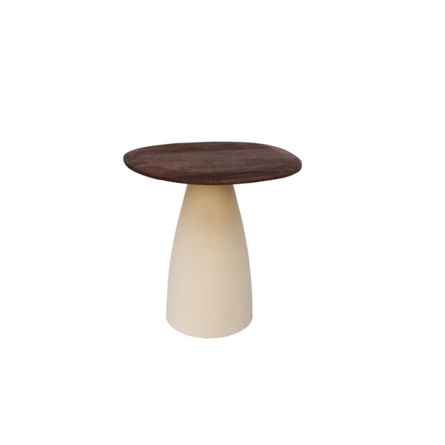 Brix - Salontafel Marron - Beige - Mangohout - 50 cm