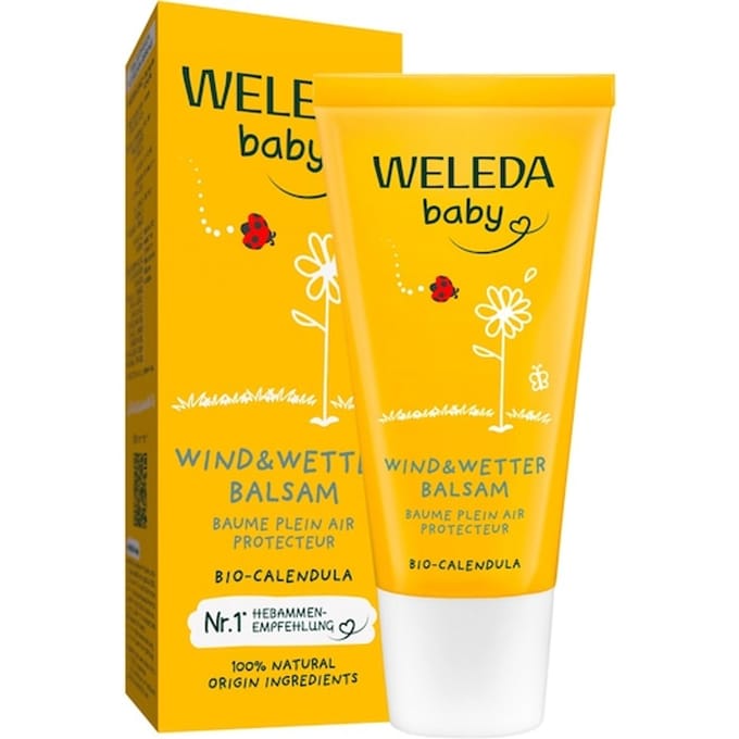 WELEDA Baby's en kinderen Calendula Weer & Wind Balsem Lotions Unisex 30 ml