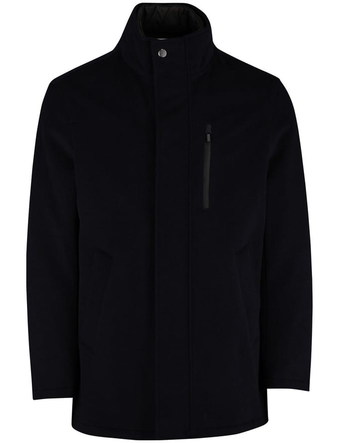 Bugatti winterjas donkerblauw
