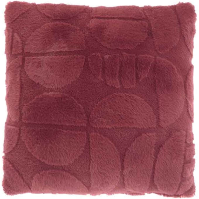 Unique Living - Kussenhoes Milan Marsala -45x45cm