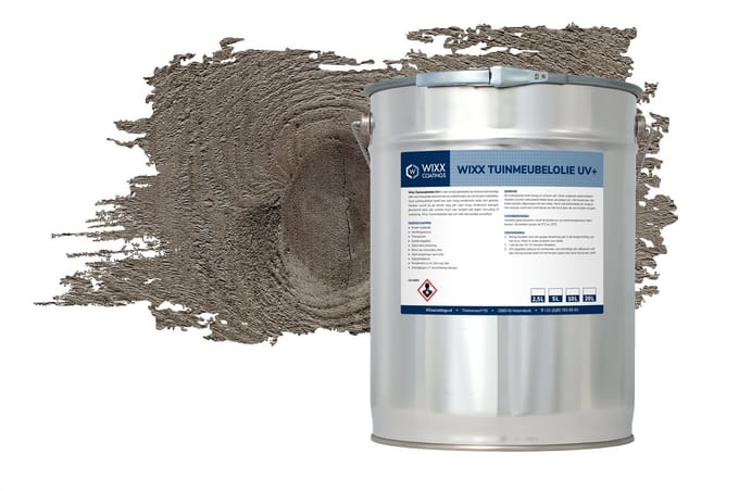 Wixx Tuinmeubel Olie UV+ - 20L - Grijs
