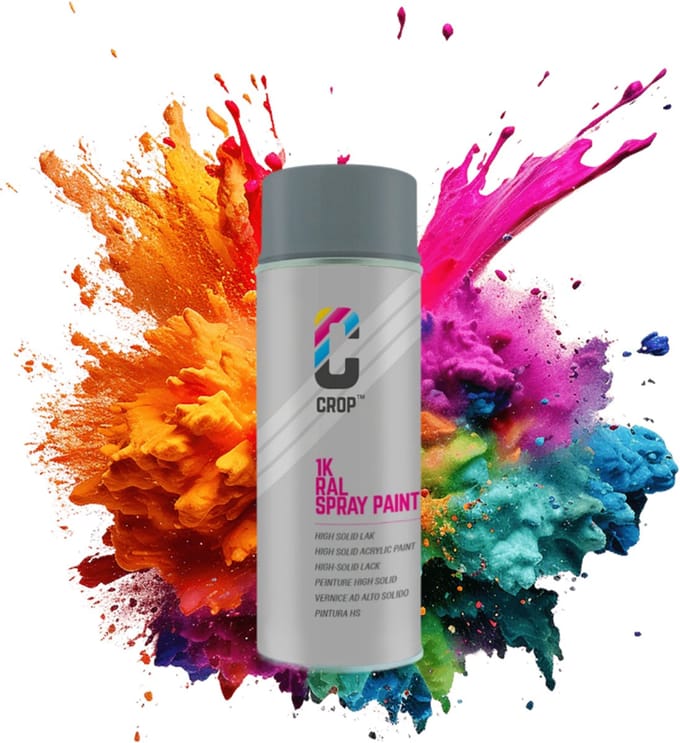 CROP RAL 7031 Hoogglans Blauwgrijs spuitbus 400ml