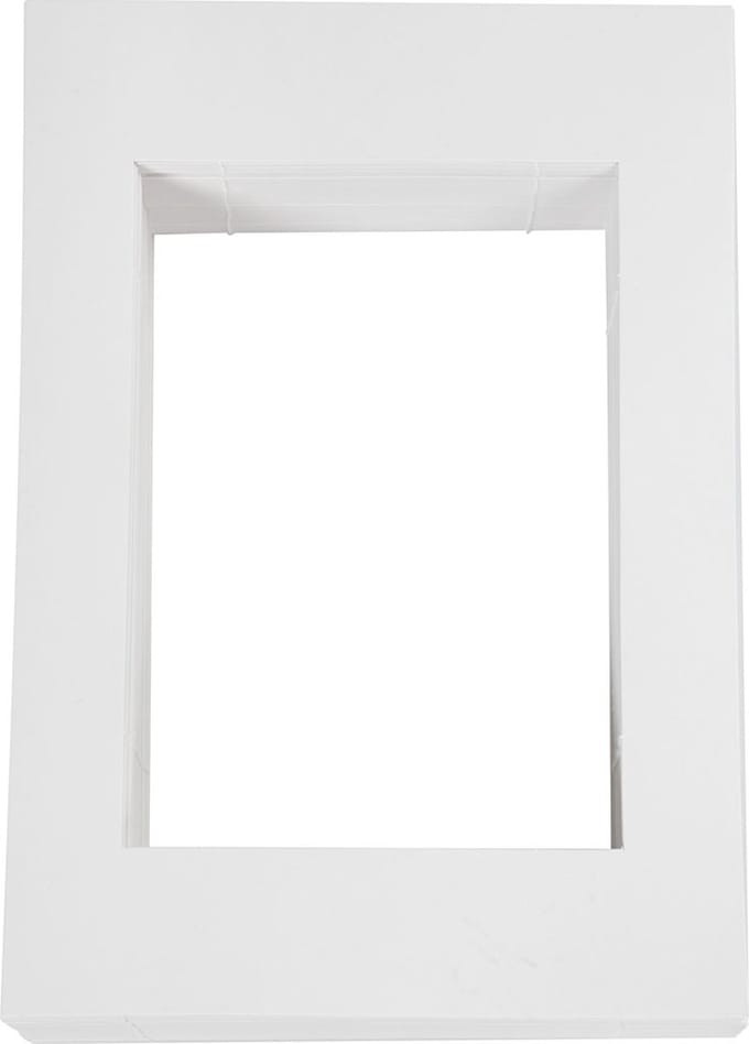 Passepartout lijsten, afm 19,8x28 cm, 500 gr, wit, 100 stuk/ 1 doos