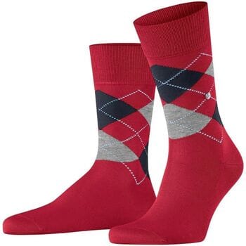Socks Burlington Manchester Sok Ruit Rood 8048