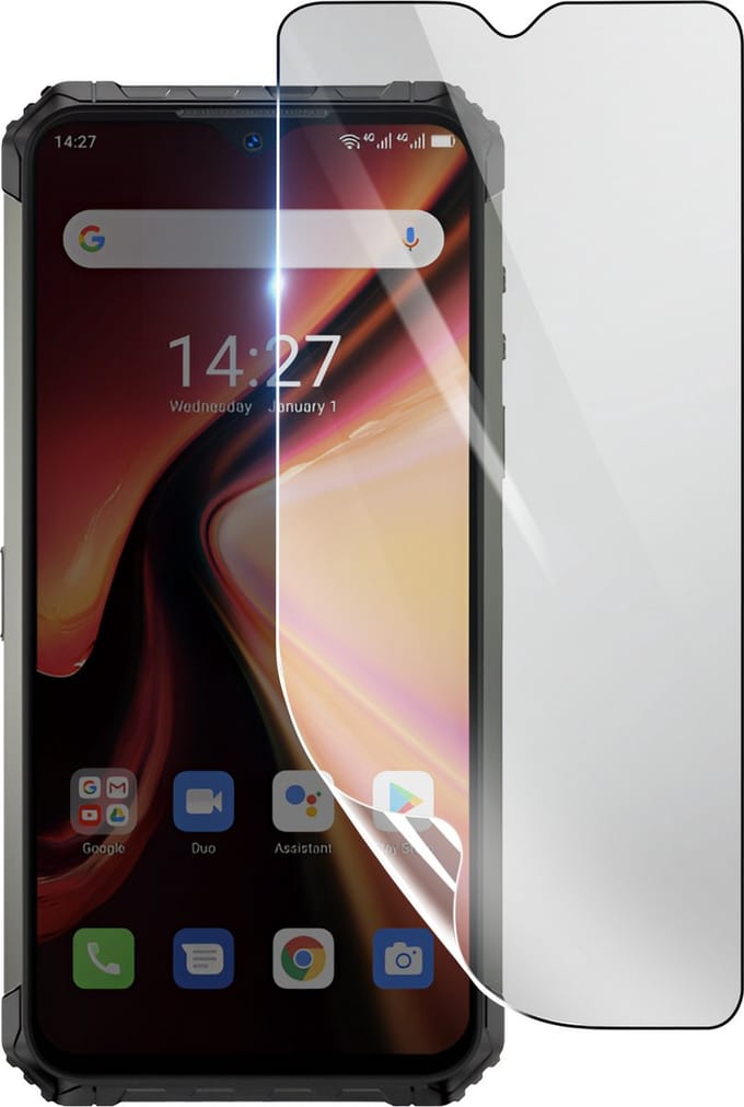 3mk, Geschikt voor Ulefone Armor 7E, Schokbestendige Hydrogel Screenprotector, Transparant