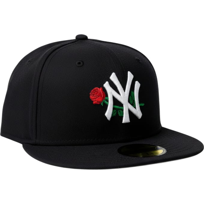 New Era MLB New York Yankees Rose 59fifty Fitted Pet Blauw