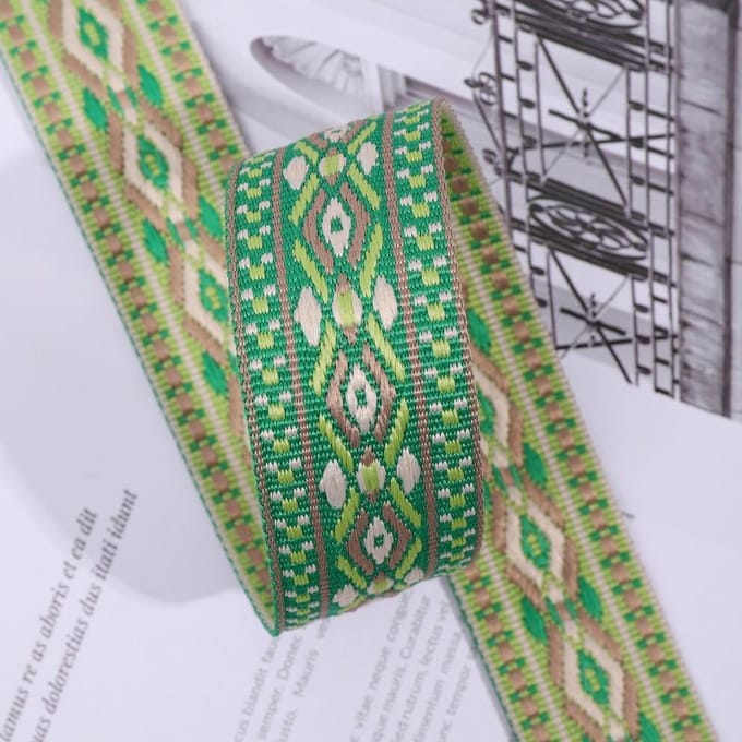 2024 Sangle réglable pour sac à bandoulière large pour femme vert