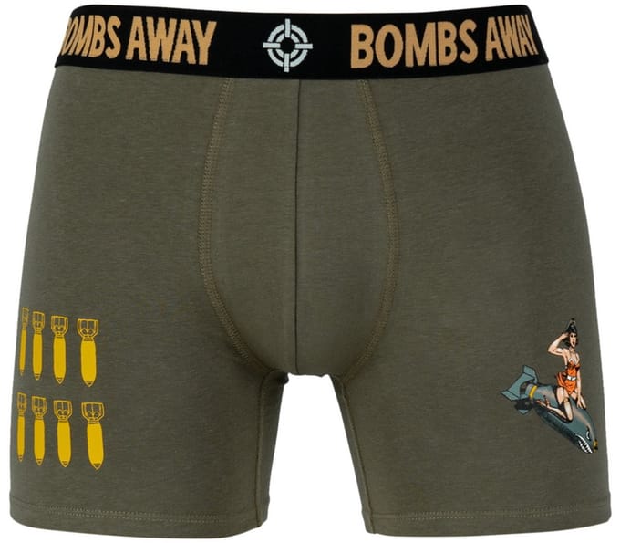 Fostex Boxershort Bombs Away groen S