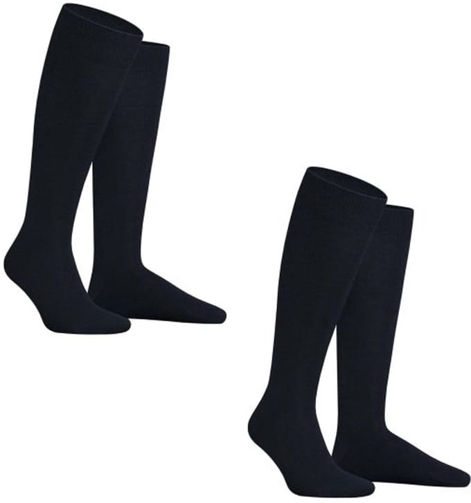 Hudson ONLY 2-PACK Wool Heren Kniekousen - Black - Maat 43-46