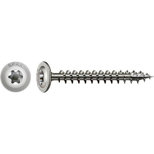 SPAX 0257000800605 Houtschroef 8 mm 60 mm T-STAR plus RVS A2 50 stuk(s)