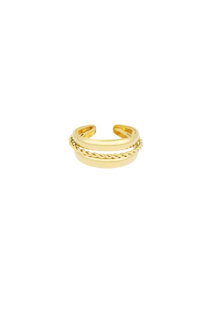 Nova Layer Ring - Goudkleurig / One size