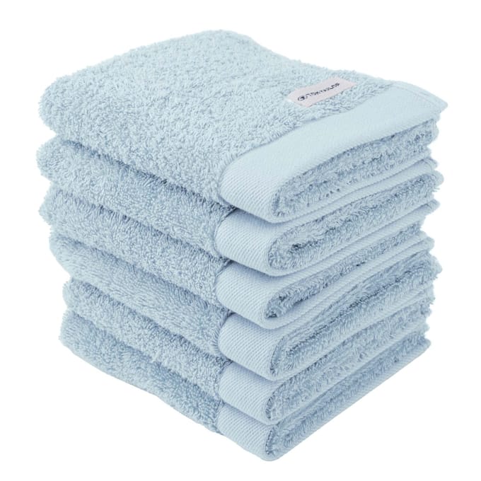 Tom Tailor Gastendoekje Color Bath Guest Towel Een maat, 30x50 Set van 6