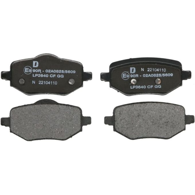 Remblokset DELPHI LP3640, achter
