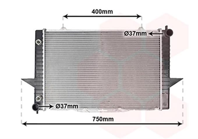 Van Wezel - RADIATOR VOOR VOLVO 850 1991-1997 8601354