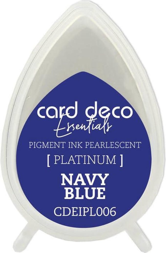 Card Deco Essentials Fast-Drying Pigment Ink Pearlescent Navy Blue