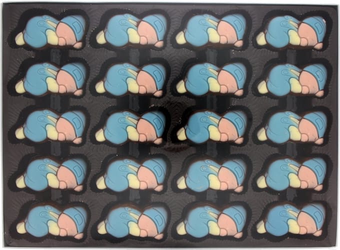 Ickx Chocolade babies melkchocolade-blauw - Doos 735 gram