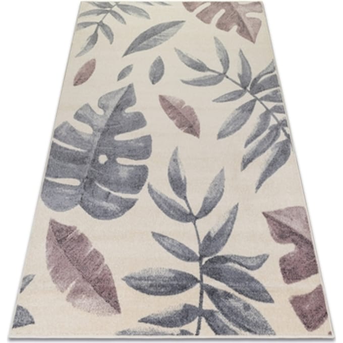 Kleden Rugsx Tapijt HEOS 78428 crème / rozekleuring blad 120x170 cm