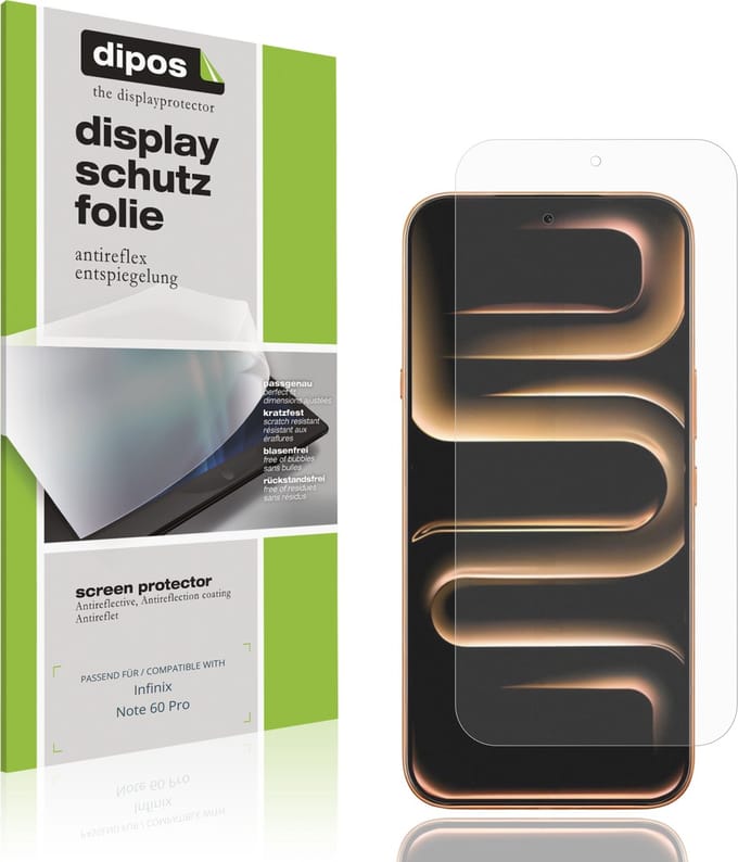 dipos – 4x Matte Beschermfolie geschikt voor Infinix Note 60 Pro | Krasbestendige & antireflecterende Screenprotector Ultra-Thin