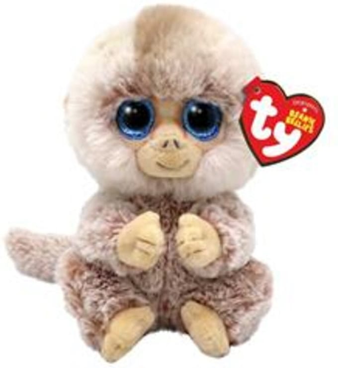 Ty Beanie Babies Bellies Stubby Monkey - Knuffel - 15 cm - Aapje
