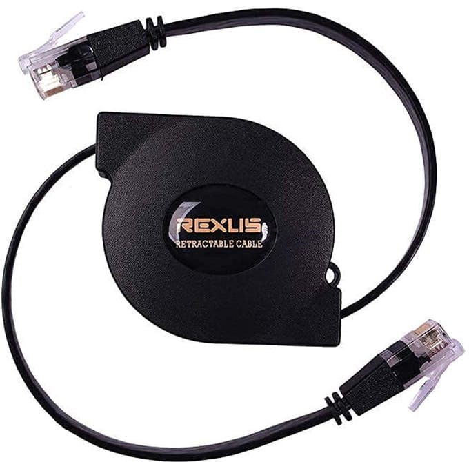Allecto - Netwerkkabel - Cat-7 - 10 Gigabit - RJ45 - Retractable - Travel - Xbox PS4 - Router - Modem - Switch
