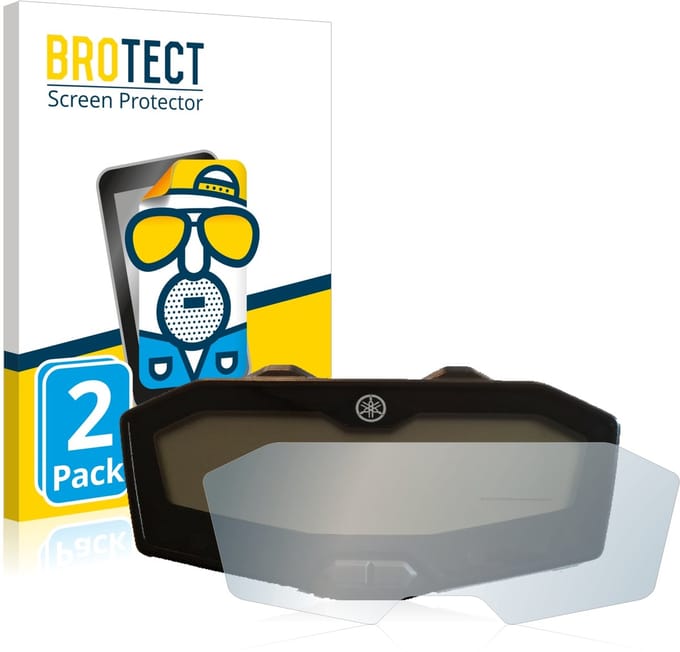 BROTECT - Screenprotector voor Yamaha MT-07 2018-2020 - Folie Beschermfolie matte 2 Stuks