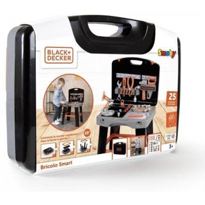 Smoby Bricolo Smart Workbench Black+Decker Werkbank & gereedschap