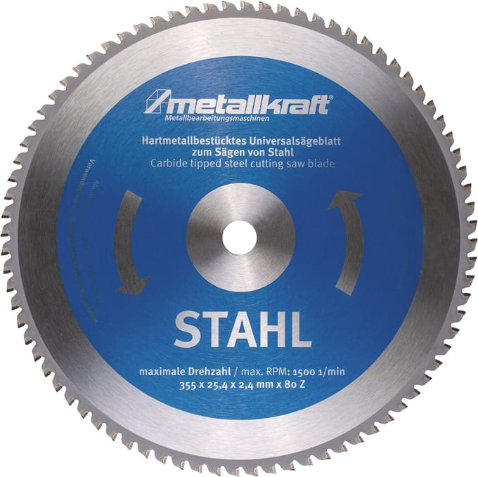 MetallKraft - Zaagblad - 355mm - RVS