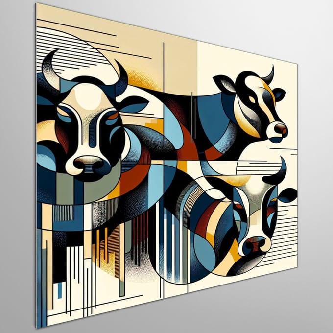 Kunstprint | Wanddecoratie | Dibond | 20 × 20 cm