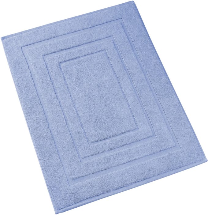 De Witte Lietaer Badmat Pacifique Sky Blue - 70 x 120 cm - Blauw - Katoen