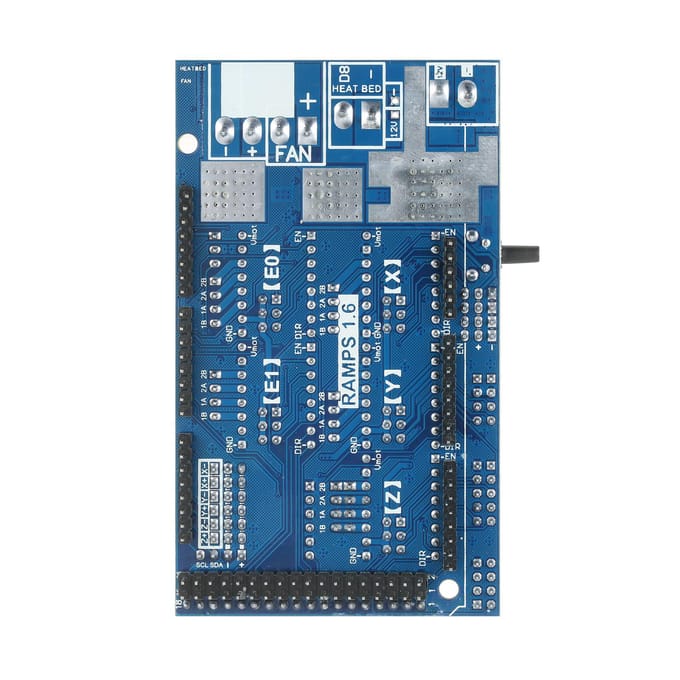 Base de la carte de commande Ramps 1.6 sur Ramps 1.5, panneau de commande à 4 couches avec extension du dissipateur thermique RAMPS 1.6
