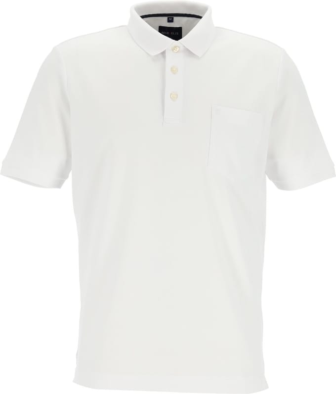 MARVELIS modern fit poloshirt - quick dry - wit