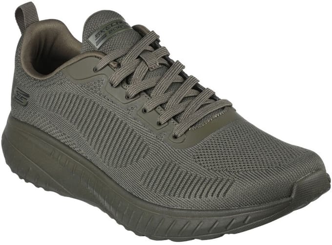 Skechers BOBS Sport Squad Chaos - Prism Bold Herensneaker Vegan 118000 olijf