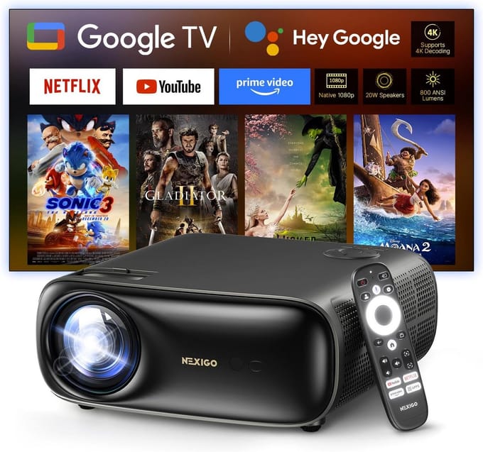 Draagbare Full HD Projector met Hoge Helderheid voor Thuisbioscoop