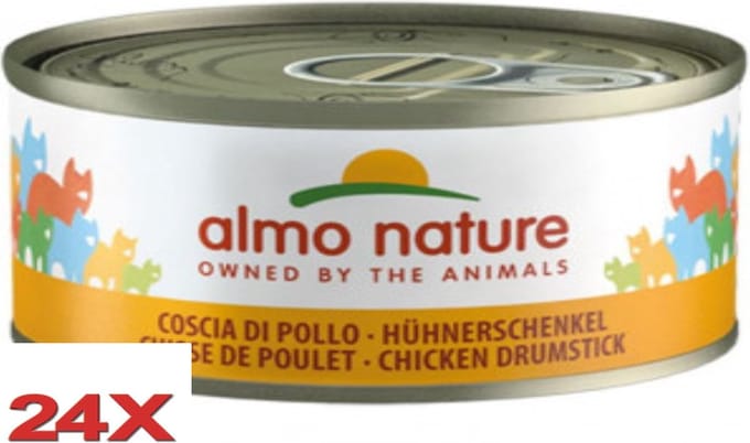 Almo Nature HFC - Kattenvoer - Kippenborst - 24x70gr