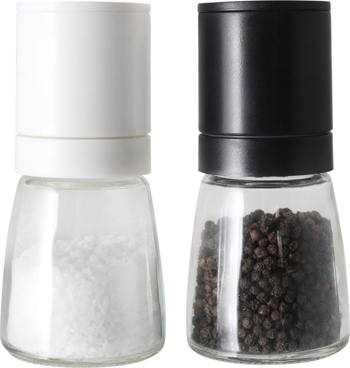 Vialli Design Black&White peper- en zoutstel