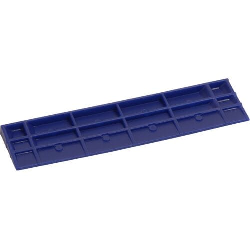 Beglazingsblok zwart schuin/kegblokje 100x26x5/1mm (100st)