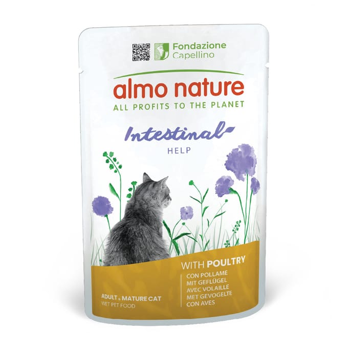 Almo Nature - Intestinal Help Natvoer Kat - Gevogelte - 70g - 30 zakjes