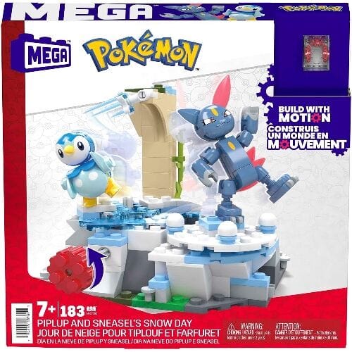 Mattel Mega Construx Pokémon Building Set-Piplup and Sneasel's Snow Day (Diversen) Nieuw